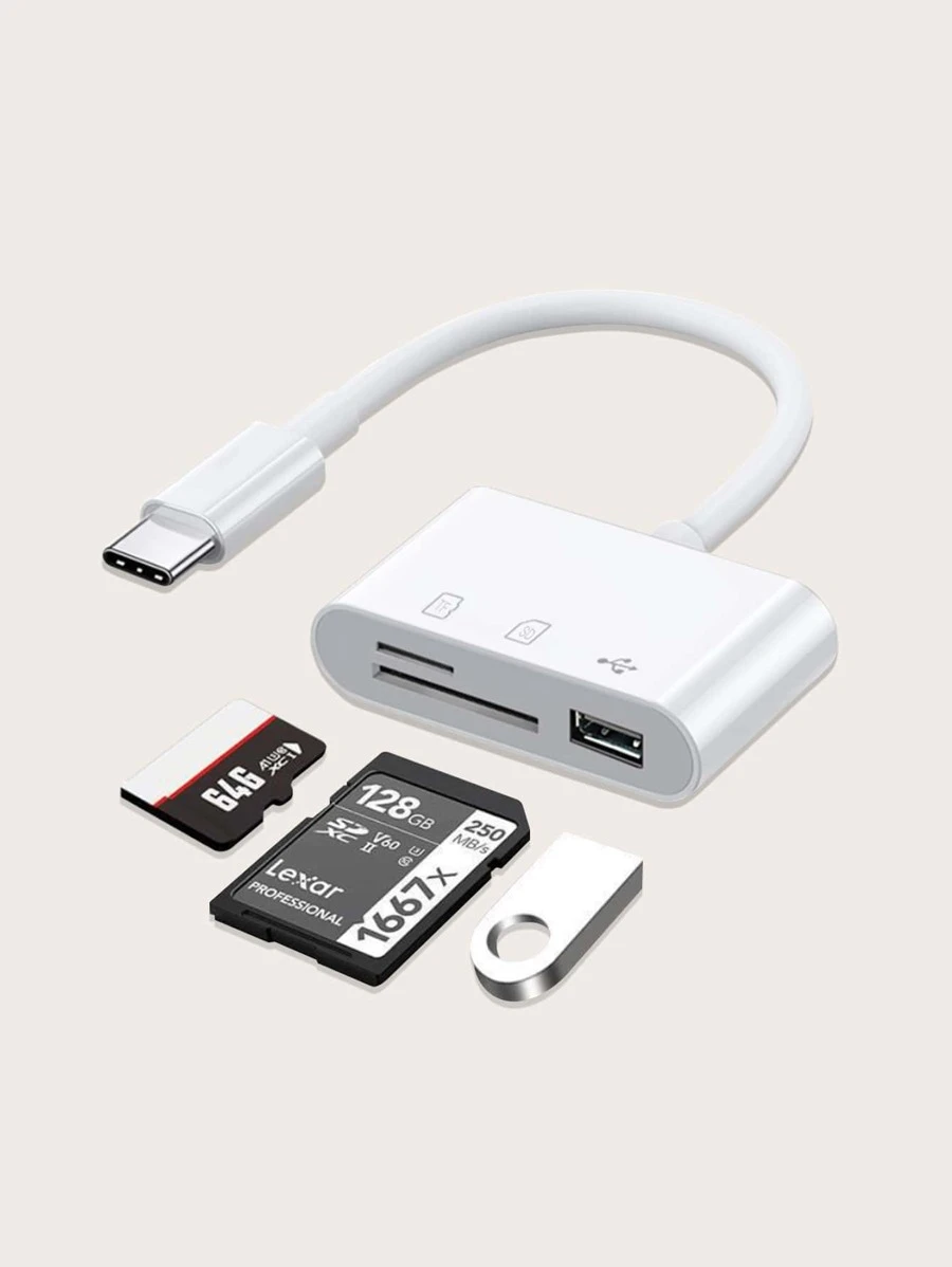 USB-C to Memory Card/USB Reader