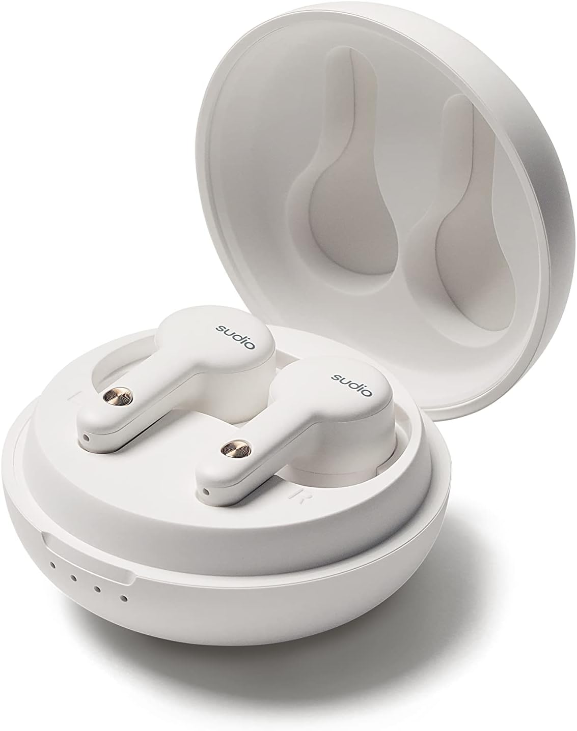 Sudio A2 True Wireless Earbuds with Charging Case, in-Ear Noise Cancelling Headphones with Microphone, Bluetooth 5.2, 30h Playtime, IPX4 Water Resistant