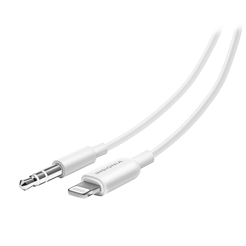 Insignia 3ft Lightning to 3.5mm Audio Cable for Apple