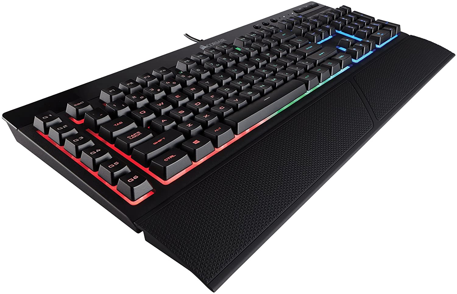 Corsair CH-9206015-NA Gaming K55 RGB Keyboard, Backlit LED